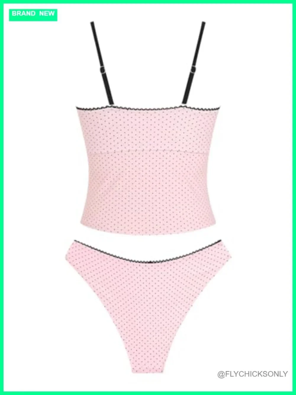 ZAFUL Tankini Swimsuits Women Bandeau Bow Y2K Bathing Suit